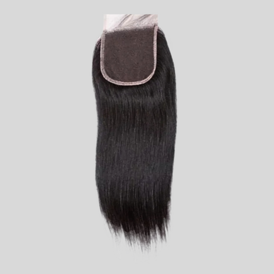 Glamamma 4x4 HD Straight Free Part Lace Closure - #1B Natural Black