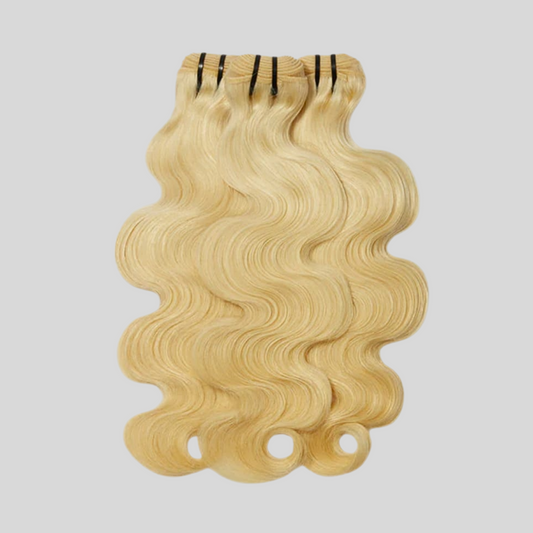 Glamamma Virgin Body Wave Hair Extensions - Blond #613