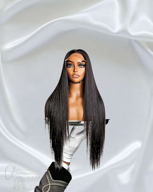 Glamamma 5x5 Glueless Lace Closure Wig - 180% Density Straight