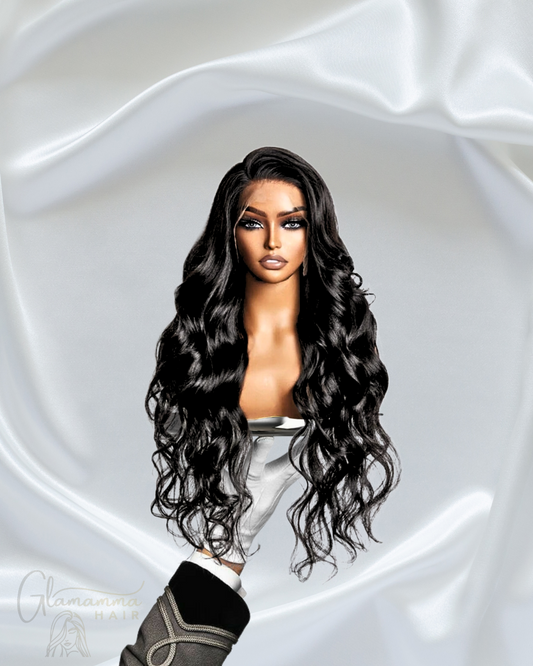 Glamamma HD 13x6 Glueless Full Frontal Lace Wig - 200% Density Body Wave