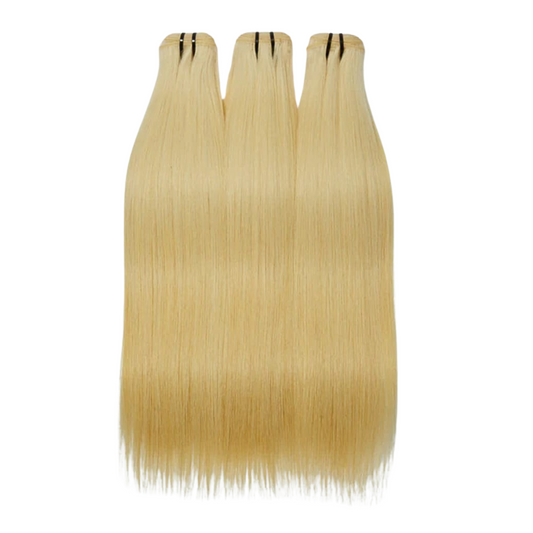 Glamamma Virgin Straight Hair Extensions - Blond #613